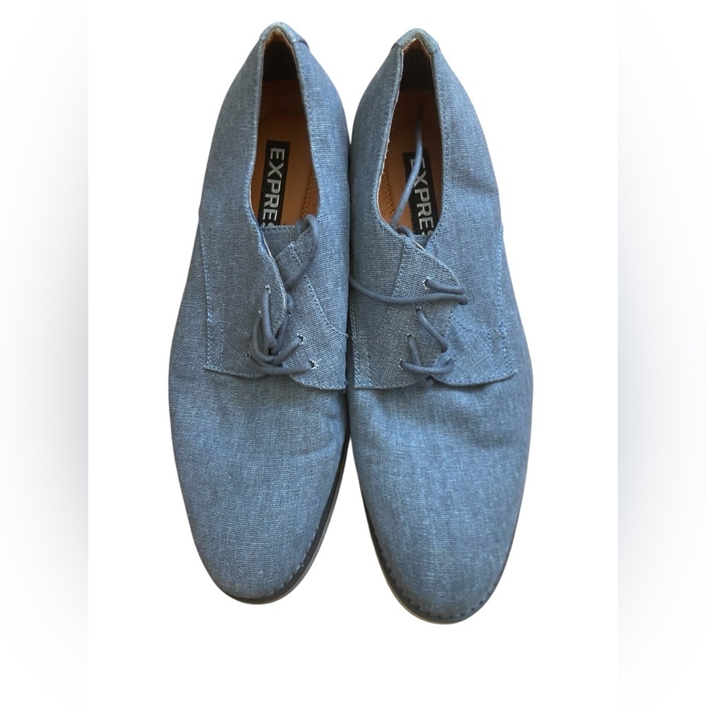 Express Men's Blue Oxfords Size 10